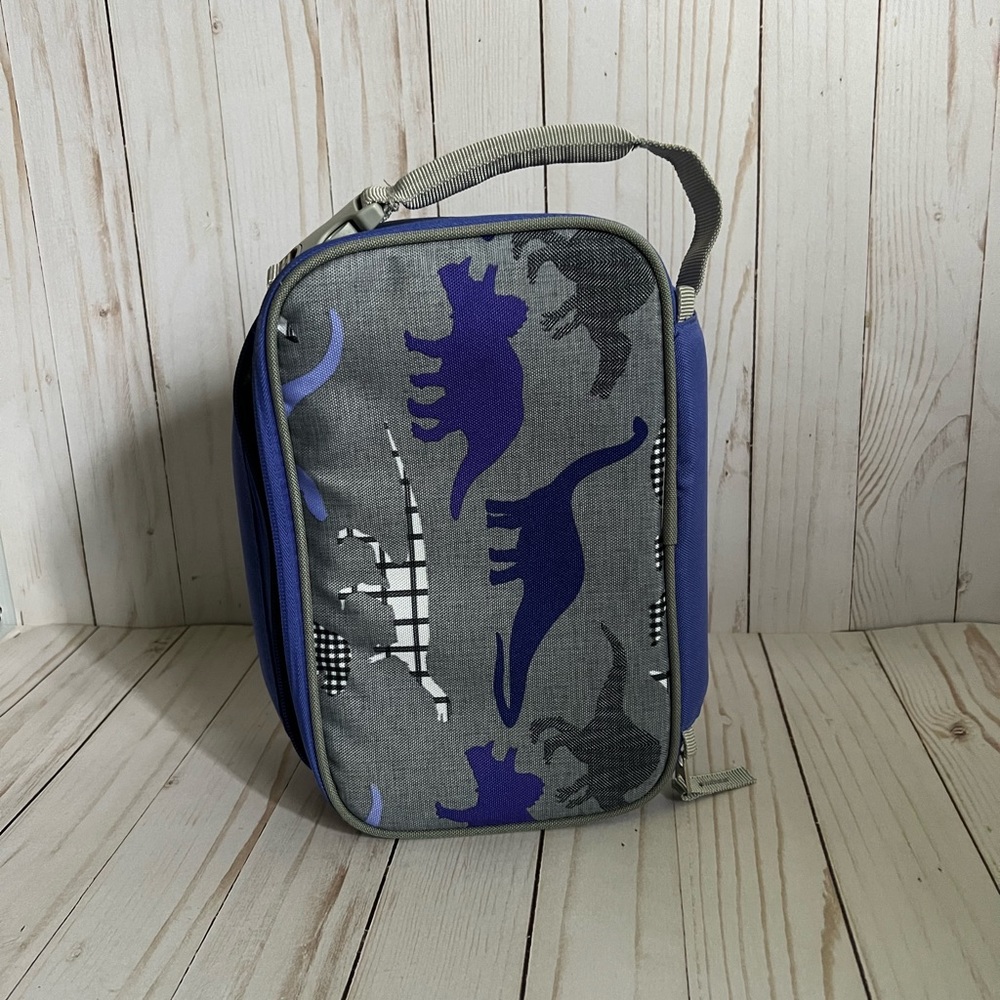 Boys Blue Dinosaur Lunch Box. New, unused.